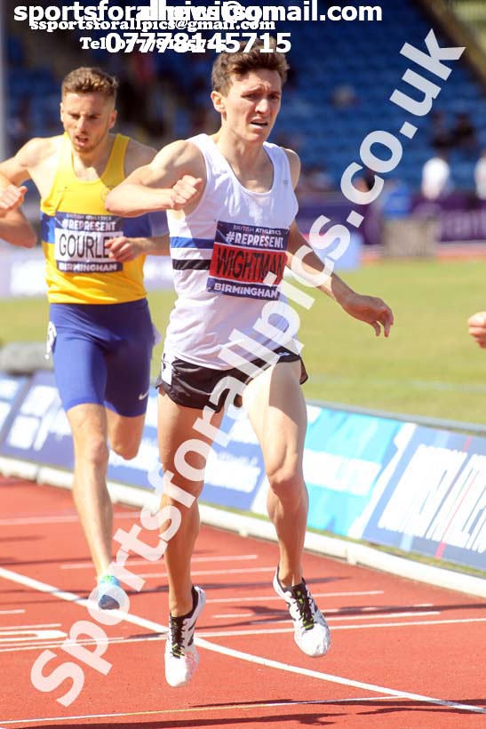 Mens 1500 metres, British World Championship Team Trials, Alexander Stadium, Birmingham